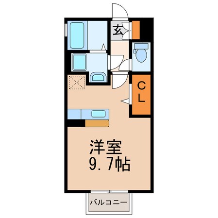 エスポワール大手の物件間取画像